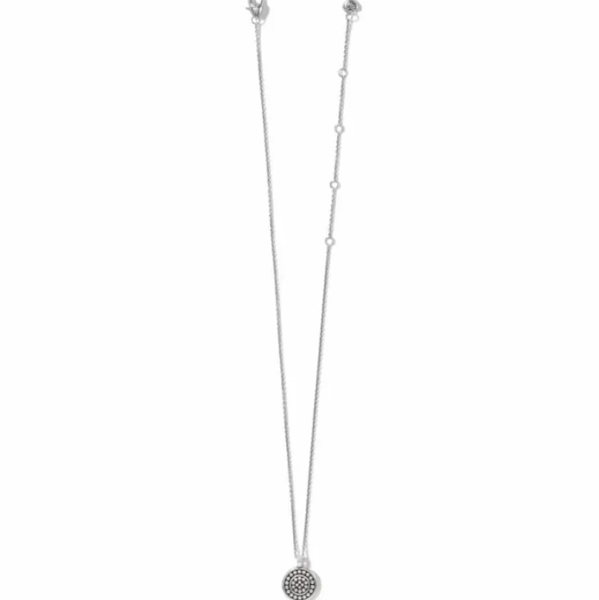 Brighton Pebble Round Reversible Petite Necklace Silver Discount