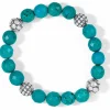 Brighton Pebble Turquoise Stretch Bracelet Silver-Turquoise Fashion