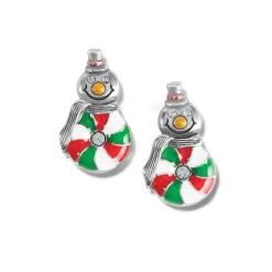 Brighton Peppermint Frost Post Earrings Silver-Multi Hot