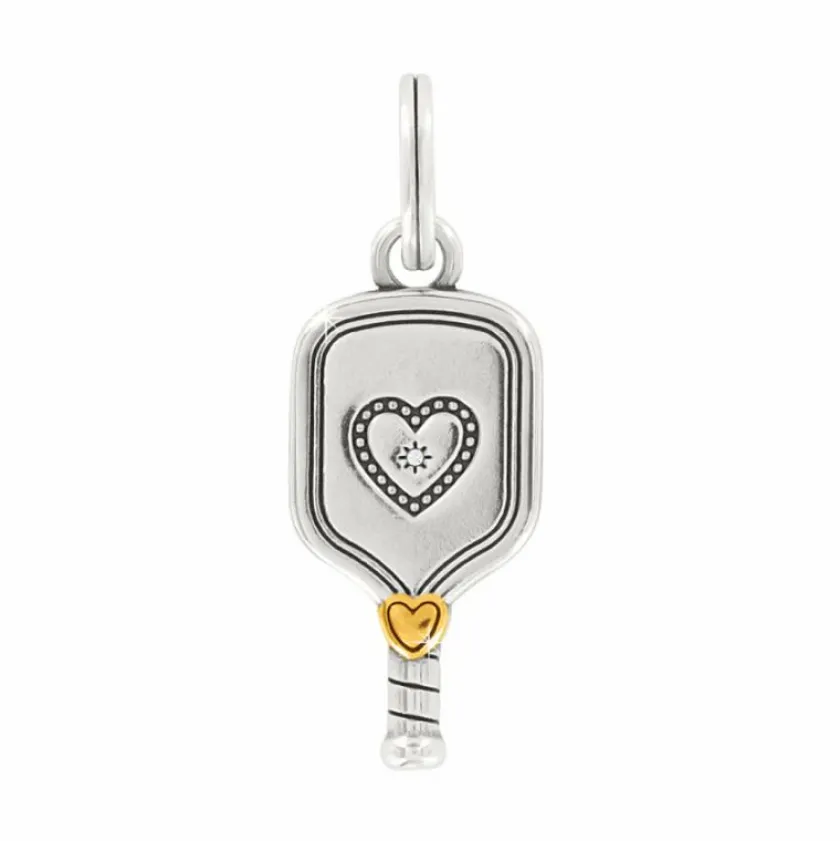 Brighton Pickle Ball Charm Silver-Gold Discount