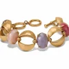 Brighton Pink Moon Link Bracelet Gold-Pink Hot