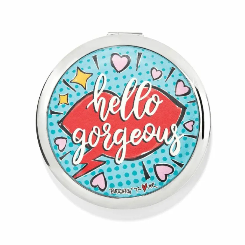 Brighton Pop Star Travel Mirror Multi New