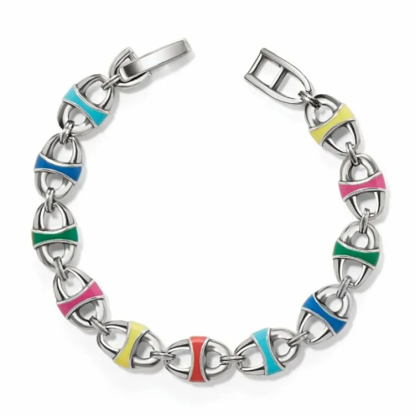 Brighton Portofino Link Reversible Bracelet Silver-Multi Online