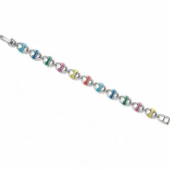 Brighton Portofino Link Reversible Bracelet Silver-Multi Online