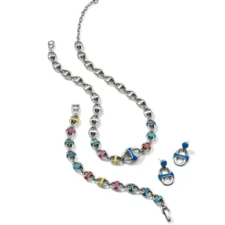 Brighton Portofino Link Reversible Bracelet Silver-Multi Online