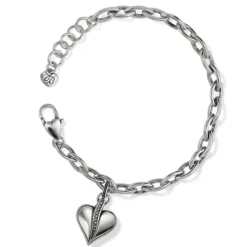 Brighton Precious Heart Bracelet Silver Discount