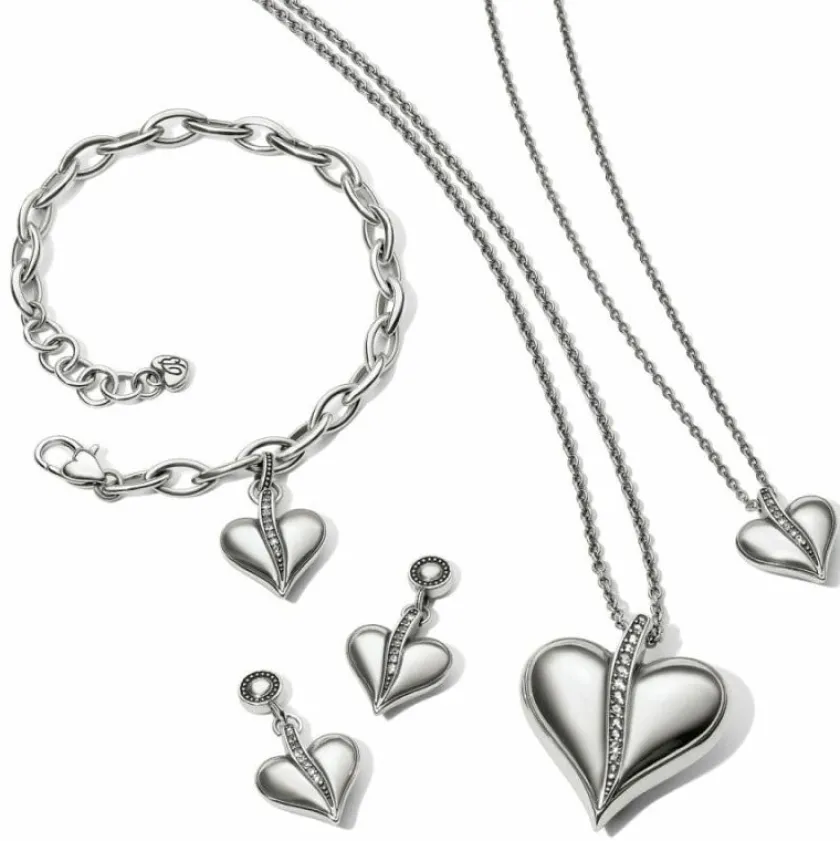 Brighton Precious Heart Necklace Silver Discount