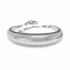Brighton Pretty Tough Arch Bar Bracelet Silver New