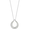 Brighton Pretty Tough Arch Necklace Silver Hot
