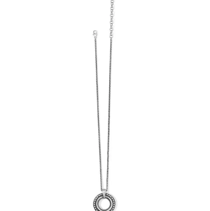Brighton Pretty Tough Bold Ring Dot Necklace Silver Fashion