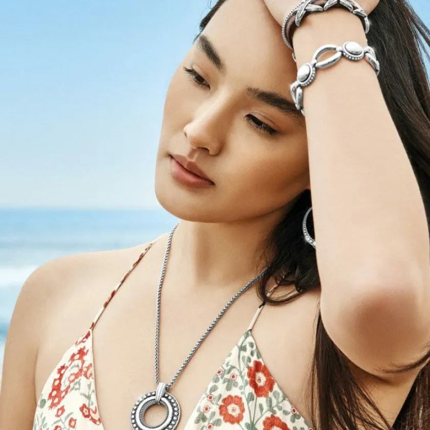 Brighton Pretty Tough Bold Stud Bracelet Silver Online