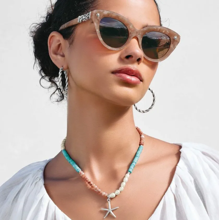 Brighton Pretty Tough Chain Sunglasses Cream Discount