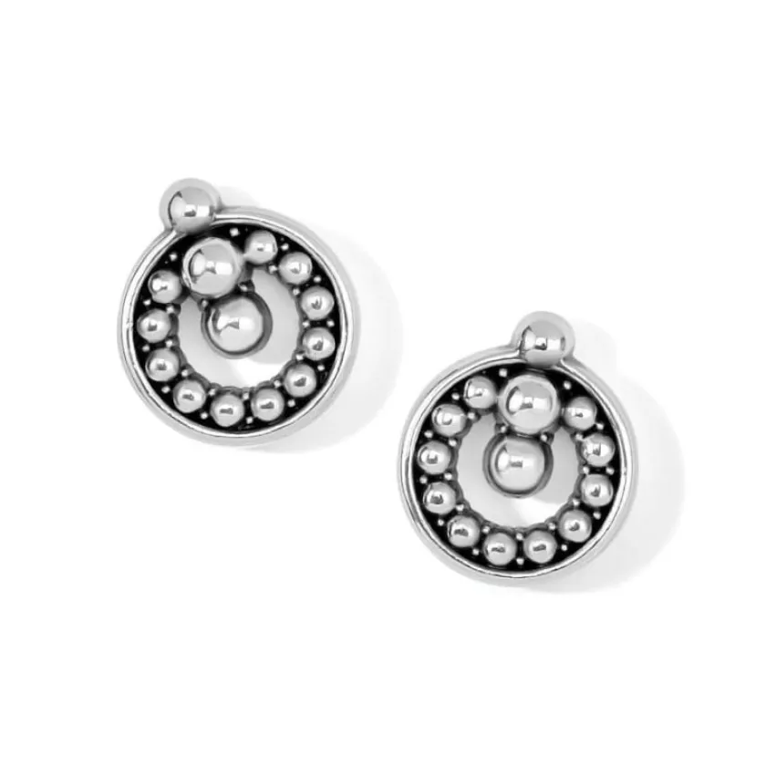 Brighton Pretty Tough Dot Ring Post Earrings Silver Outlet