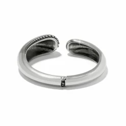 Brighton Pretty Tough Droplet Hinged Bangle Silver New