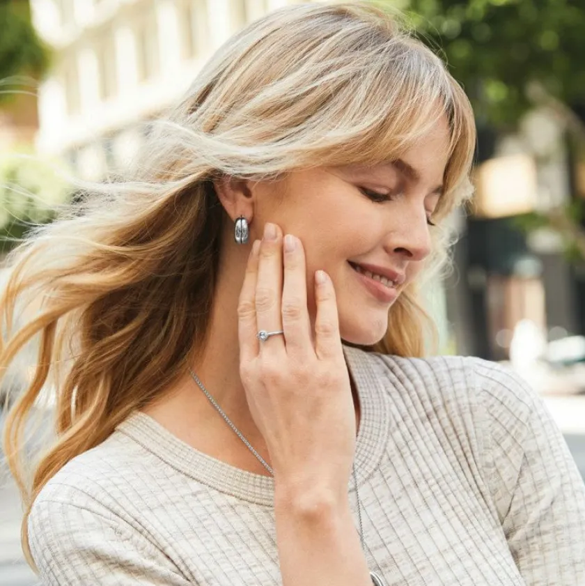 Brighton Pretty Tough Groove Post Hoop Earrings Outlet