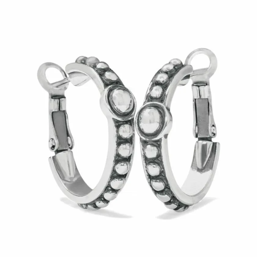 Brighton Pretty Tough Hoop Earrings Silver Fashion