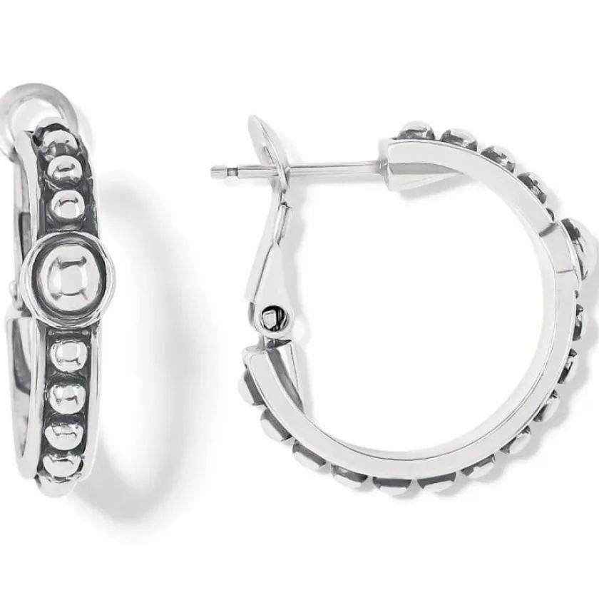 Brighton Pretty Tough Hoop Earrings Silver Fashion