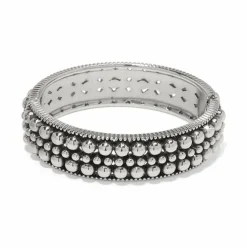 Brighton Pretty Tough Pierced Hinge Bangle Silver Clearance