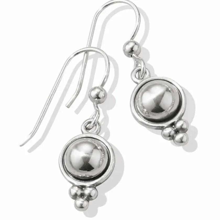 Brighton Pretty Tough Stud French Wire Earrings Silver Discount
