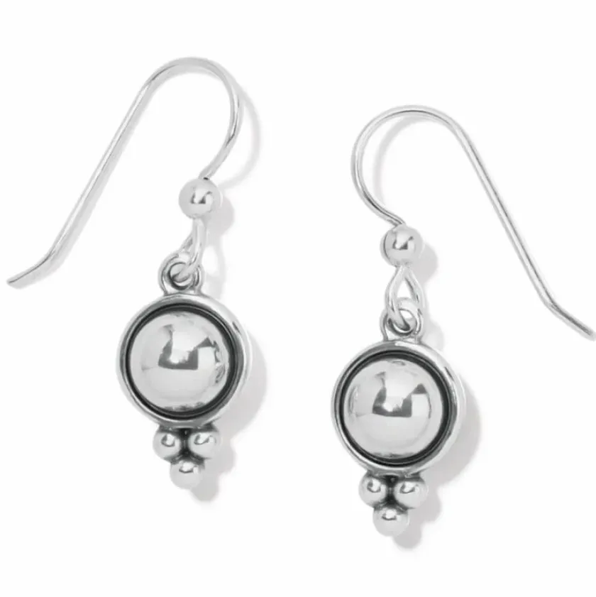 Brighton Pretty Tough Stud French Wire Earrings Silver Discount