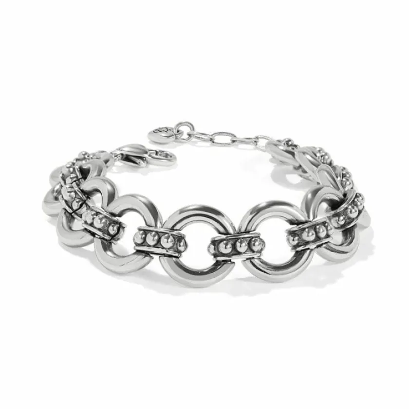 Brighton Pretty Tough Stud Link Bracelet Silver Outlet