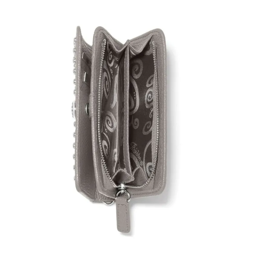 Brighton Pretty Tough Stud Medium Wallet Fashion