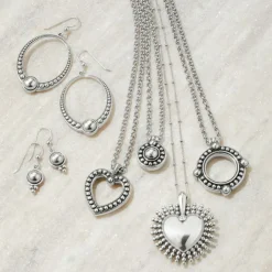 Brighton Pretty Tough Stud Necklace Silver Sale