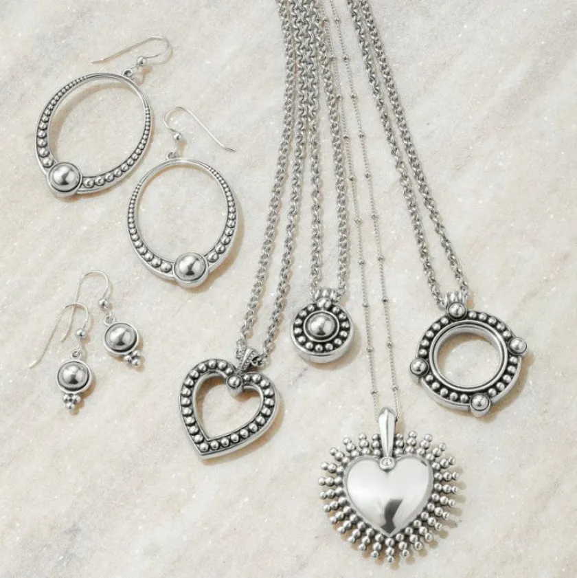 Brighton Pretty Tough Stud Necklace Silver Sale