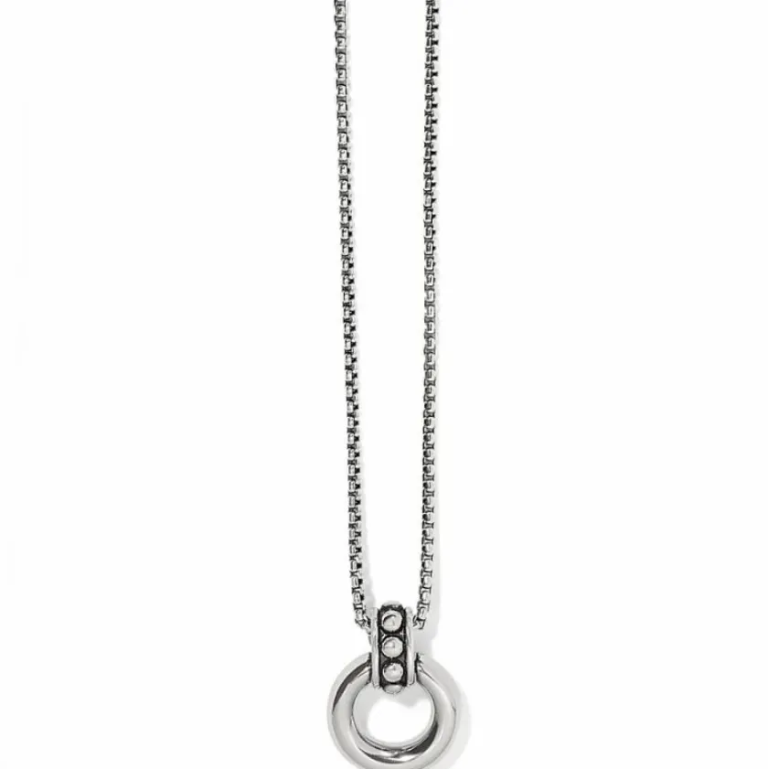 Brighton Pretty Tough Stud Ring Necklace Silver Outlet