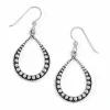 Brighton Pretty Tough Teardrop French Wire Earrings Silver Online