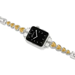 Brighton Pretty Tough Two Tone Heart Watch Band Silver-Gold Online