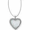 Brighton Pure Love Shaker Long Necklace Silver Hot