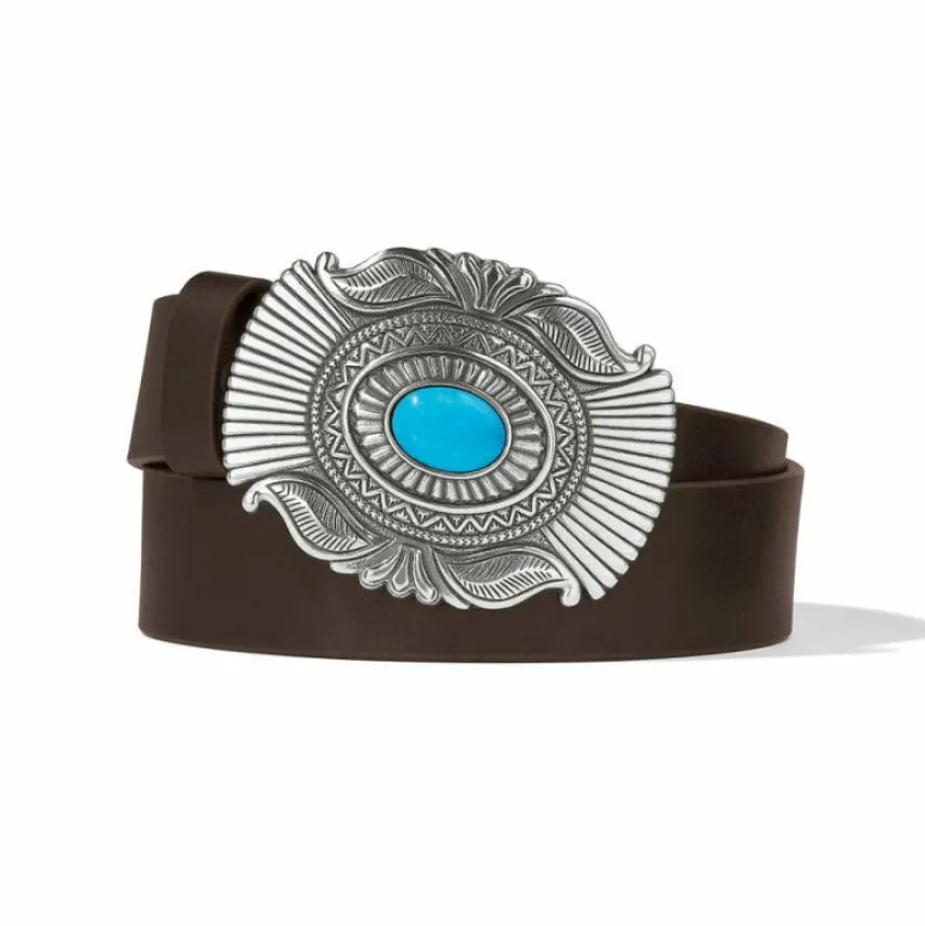 Brighton Raindance Belt Brown-Turquoise Online