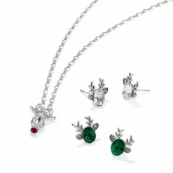 Brighton Reindeer Glitz Mini Post Earrings Fashion