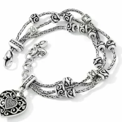 Brighton Reno Heart Bracelet Silver Fashion