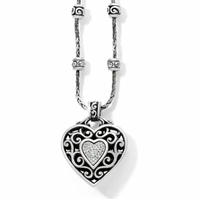 Brighton Reno Heart Necklace Silver Best