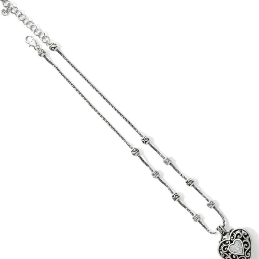 Brighton Reno Heart Necklace Silver Best