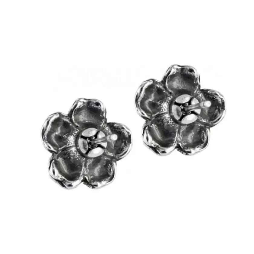 Brighton Retro Garden Mini Post Earrings Silver Best