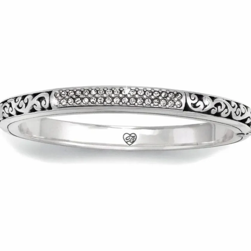 Brighton Sacred Cross Hinged Bangle Silver Clearance