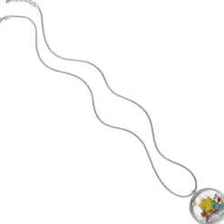 Brighton Santa's Sleigh Shaker Convertible Necklace Silver-Multi Hot