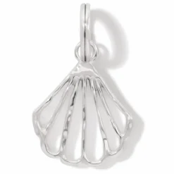 Brighton Scalloped Shell Charm Bracelet Silver Clearance