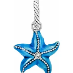 Brighton Seascape Starfish Charm Silver-Blue Hot