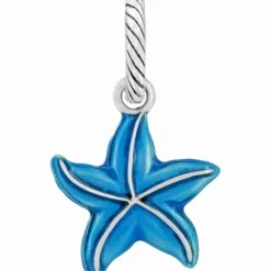 Brighton Seascape Starfish Charm Silver-Blue Hot