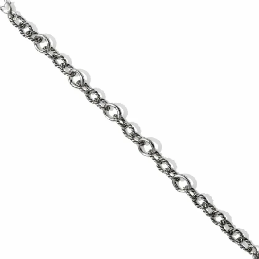 Brighton Sedona Link Charm Bracelet Silver Hot