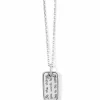 Brighton Sentiments Change Convertible Reversible Necklace Silver Outlet