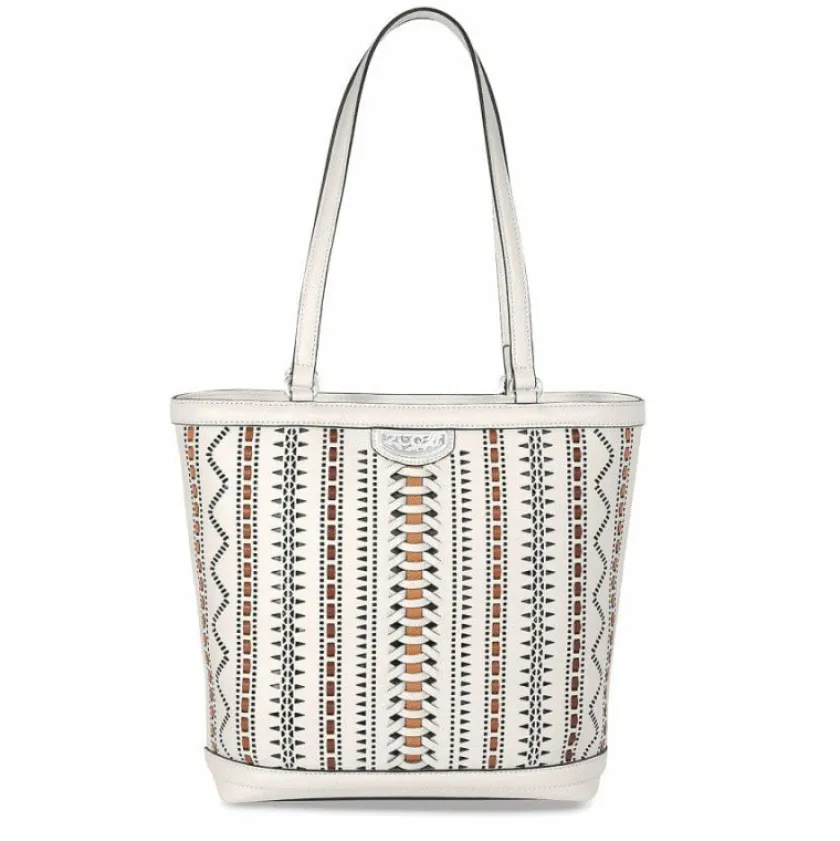 Brighton Sevilla Tote White-Naturelle Discount