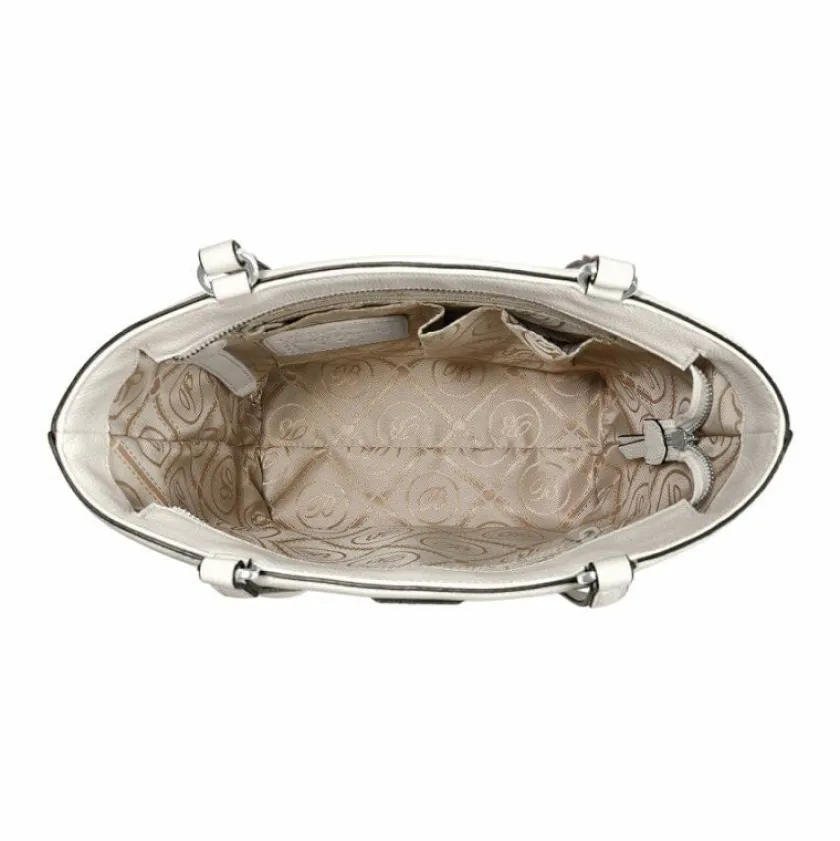 Brighton Sevilla Tote White-Naturelle Discount