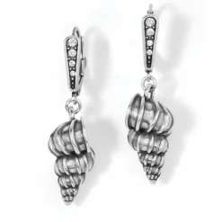 Brighton Shells Leverback Earrings Silver Discount