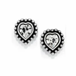 Brighton Shimmer Heart Mini Post Earrings New