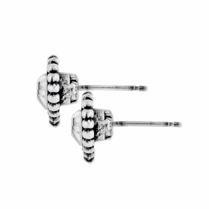 Brighton Shimmer Heart Mini Post Earrings New